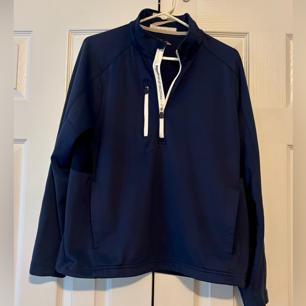 Men’s Brooks Brothers Zero Restriction 1/4 zip. Size M.